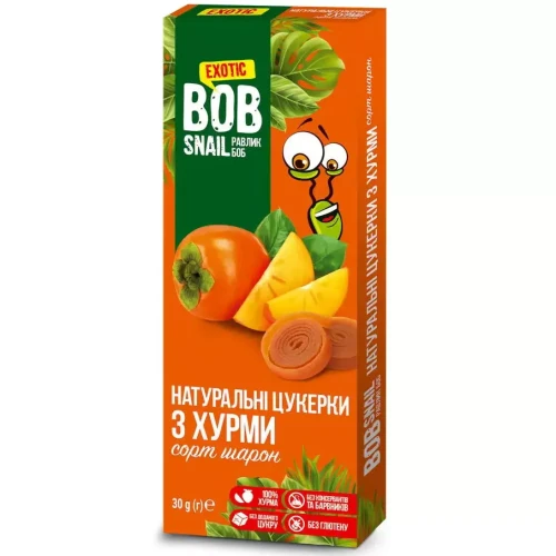 Bomboane naturale Bob Snail Kaki (3 ani+), 30 gr cumpăra în Chișinau