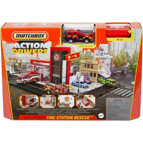 Конструкторы Hot Wheels Matchbox Fire Station Rescue, 2 элемента купить в Кишиневе