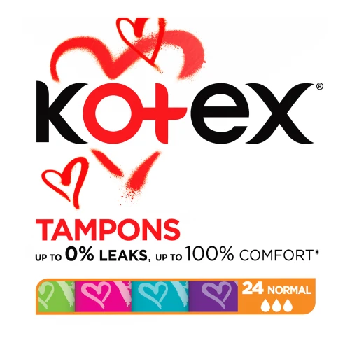 Тампоны Kotex Normal, 24 шт. купить в Кишиневе