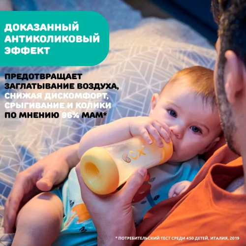 Бутылочка для кормления из пластика Chicco Perfect5 Blue, 240 мл купить в Кишиневе