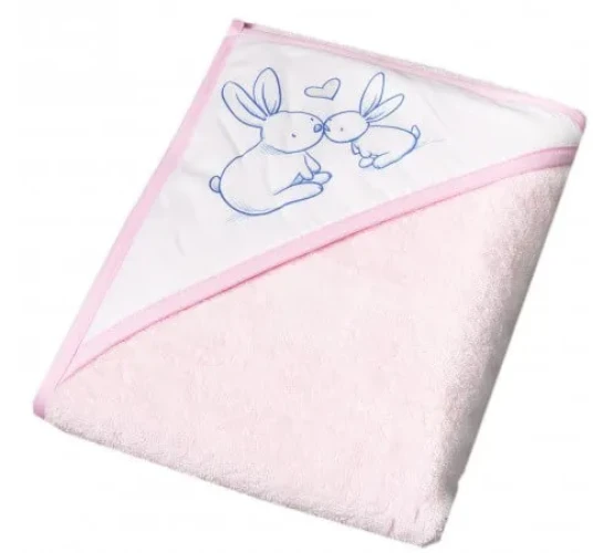 Банное полотенце Tega Baby Bunny Pink, 100x100 см купить в Кишиневе