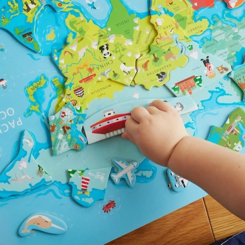 Доска магнитная Viga World Puzzle купить в Кишиневе