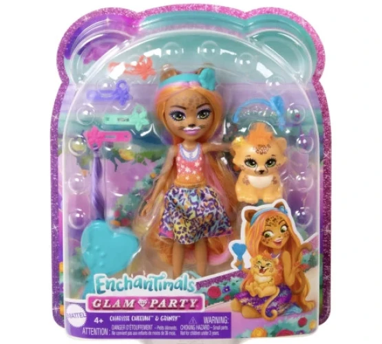 Кукла Enchantimals Glam Party Charisse Cheetah & Grinsy купить в Кишиневе