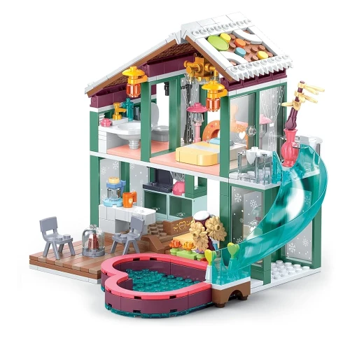 Set construcție Sluban Casă de vacanță, 439 elemente cumpăra în Chișinau