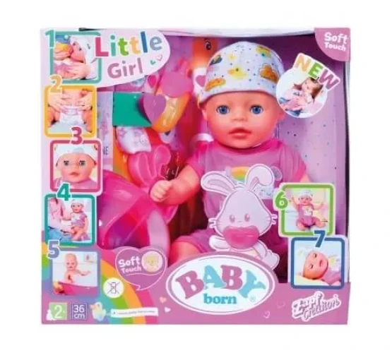 Интерактивная кукла Zapf Creation Baby born "Нежные объятия" (36 см) c аксессуарами купить в Кишиневе
