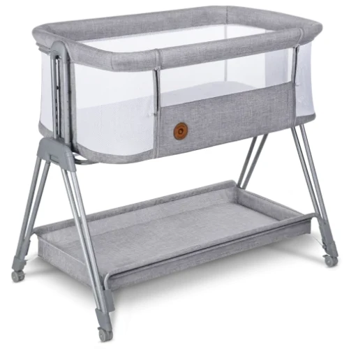 Кроватка Co-sleeper 2 в 1 Lionelo Luna Grey Concrete купить в Кишиневе