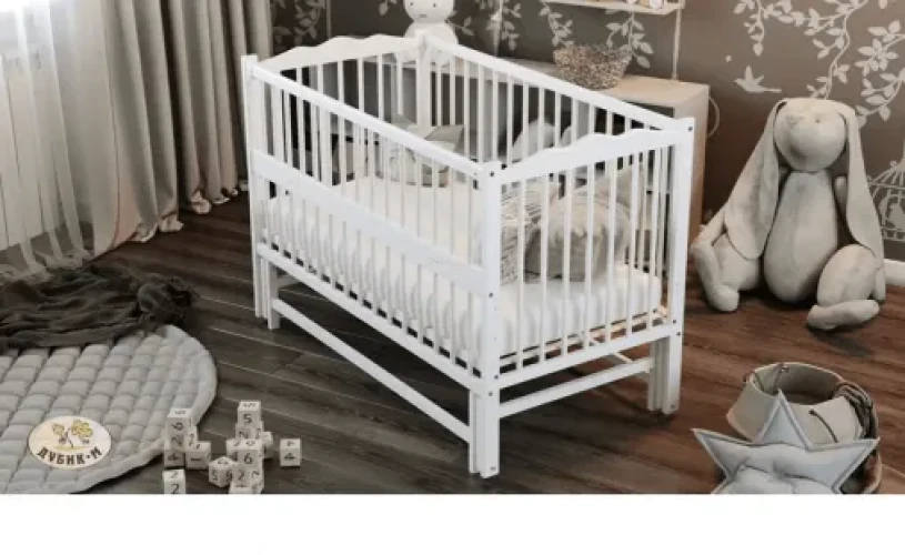 Кроватка детская Дубок Анджело Белый с маятником купить в Кишиневе