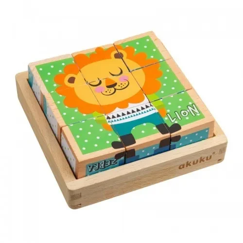 Деревянные кубики Akuku купить в Кишиневе