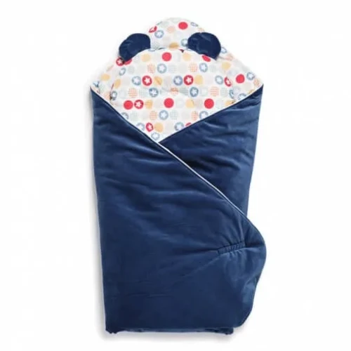 Комплект конверт-плед с подушкой Twins Bear Dark Blue купить в Кишиневе