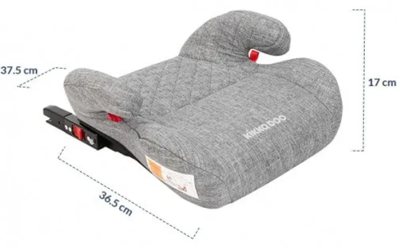 Scaun auto 15-36 kg KikkaBoo Groovy Isofix Dark Grey cumpăra în Chișinau