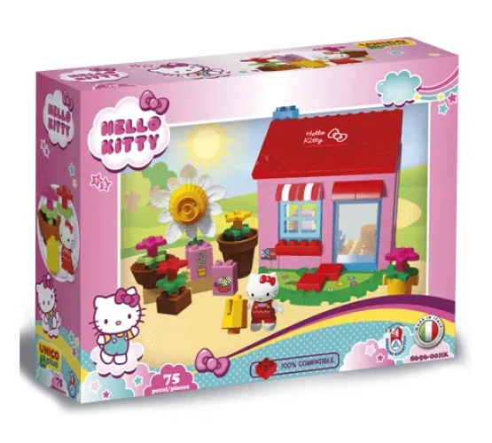 Set construcție Androni Giocattoli Hello Kitty Casa, 75 elemente cumpăra în Chișinau