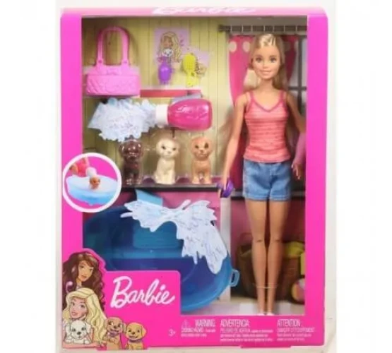Set cu păpușă Barbie "Scaldă cățelușul" cumpăra în Chișinau
