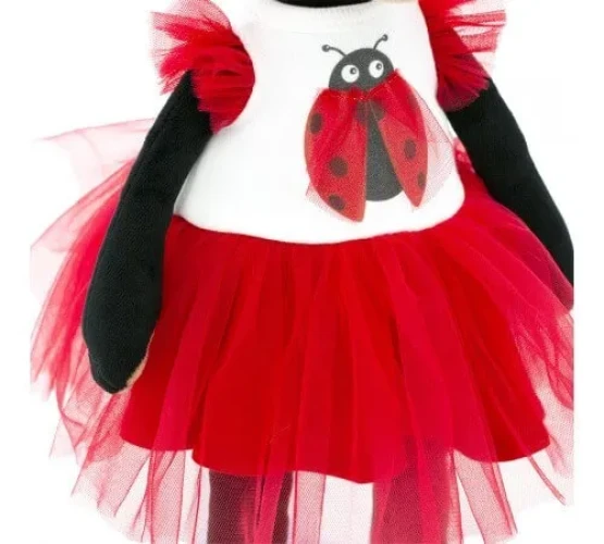 Мягкая игрушка Собачка Orange Toys Lucky Blacky Божья коровка, 25 см купить в Кишиневе