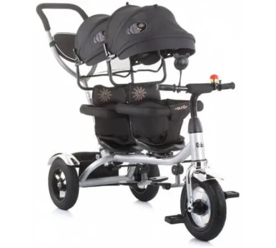 Велосипед трехколесный Chipolino для близнецов 2PLAY асфальт купить в Кишиневе