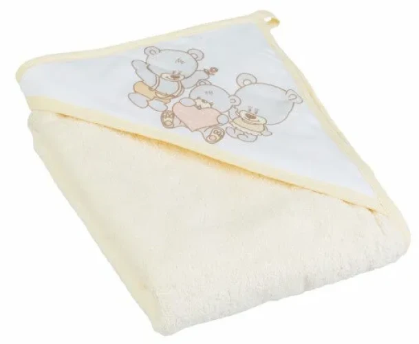 Банное полотенце Tega Baby Мишка Бежевый, 100x100 см купить в Кишиневе