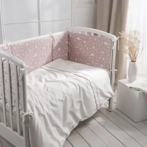 Lenjerie de patut 6 piese Perina Toys Pădure Roz cumpăra în Chișinau