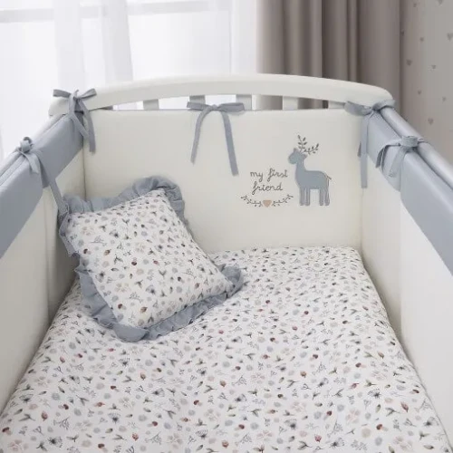 Lenjerie de patut 7 piese Perina Little Forest Aquamarin cumpăra în Chișinau