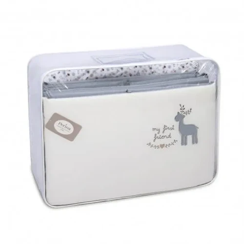 Lenjerie de patut 7 piese Perina Little Forest Aquamarin cumpăra în Chișinau