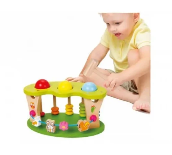 Jucărie din lemn cu ciocan 3-in-1 Classic World cumpăra în Chișinau