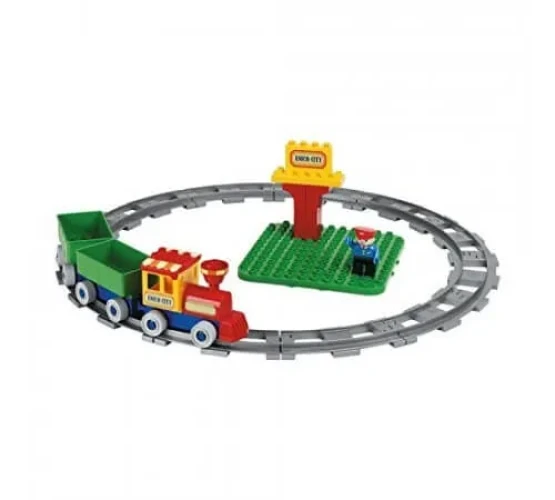Set construcție Androni Giocattoli Unico Plus Tren, 29 elemente cumpăra în Chișinau