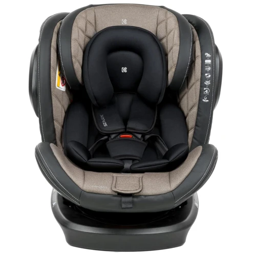 Автокресло 0-36кг Isofix KikkaBoo Stark Beige, поворотное 360 купить в Кишиневе