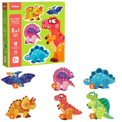 Puzzle Mideer Cute Dinosaurus, 25 elemente cumpăra în Chișinau