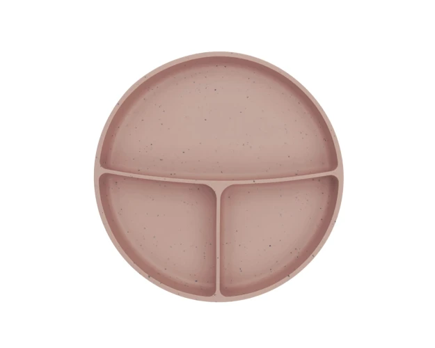 Тарелка секционная Kikkaboo Platinum Silicone Blush купить в Кишиневе