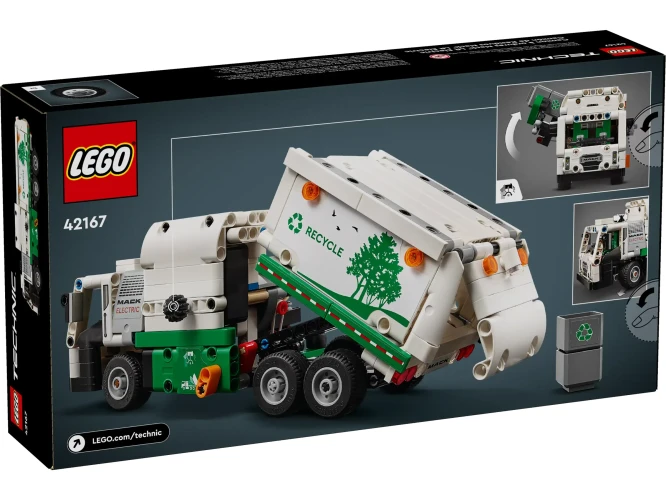 Set construcție LEGO Technic Mack LR Electric Garbage Truck, 503 elemente cumpăra în Chișinau