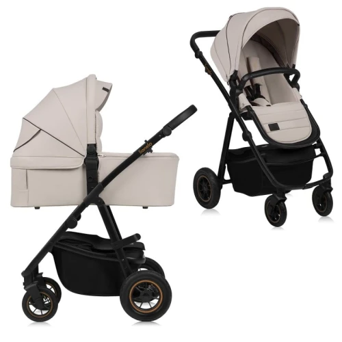 Carucior 2 in 1 Lionelo Amber Plus Beige Sand cumpăra în Chișinau
