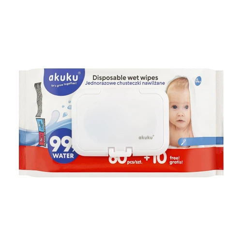 Многоразовый дозатор для влажных салфеток Akuku White купить в Кишиневе