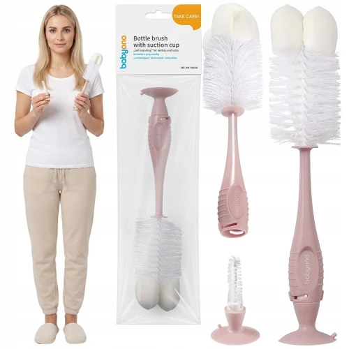 Щётка для бутылочек и сосок BabyOno Pink купить в Кишиневе