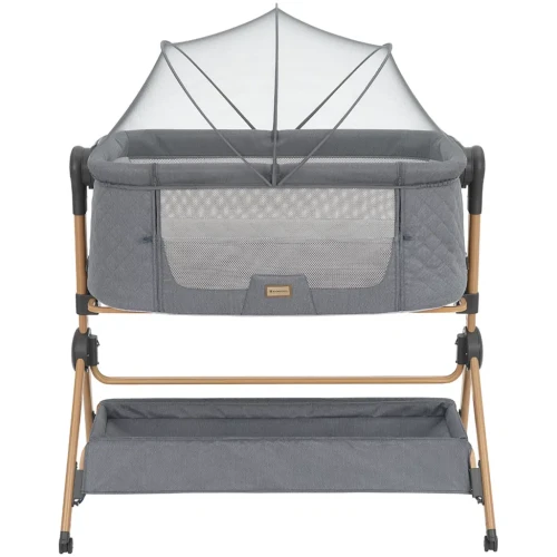 Patuc Co-sleeper + Scaun de masa 2 in 1 KikkaBoo Sleat Me Grey cumpăra în Chișinau