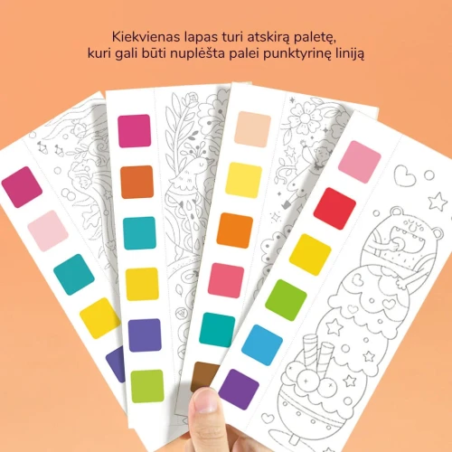 Cartea de colorat cu acuarelă Mideer Fairy Tale Dream cumpăra în Chișinau