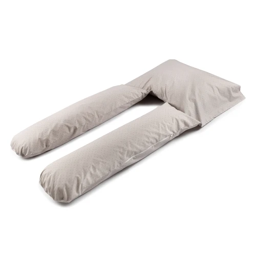 Pernă pentru gravide PernaMea forma-T cu față de pernă Buline Mov, 140 cm cumpăra în Chișinau