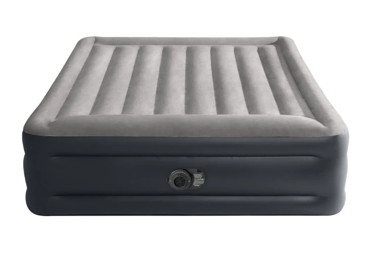 Надувной матрас Intex Velur Queen Deluxe Pillow Rest с изголовьем и встроенным электрическим насосом 220 В купить в Кишиневе
