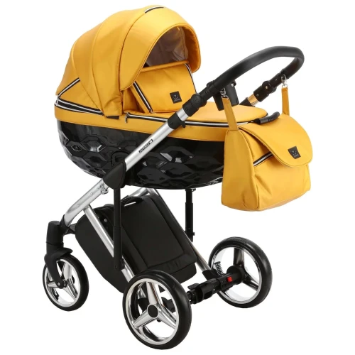 Коляска 2/1 Adamex Chantal Special Edition Yellow Black купить в Кишиневе