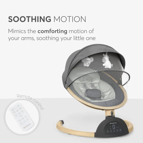 Качалка Kikkaboo Ashlee Dark Grey 2025 купить в Кишиневе