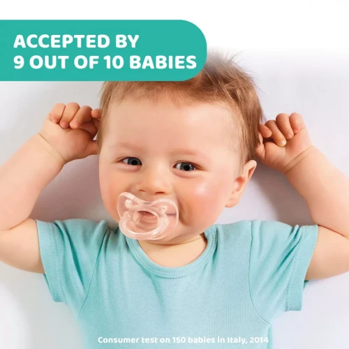 Suzeta ortodontica din silicon Chicco PhysioSoft Pink, 6-16 luni cumpăra în Chișinau