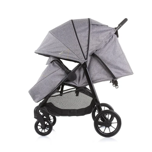Прогулочная коляска для двойни Chipolino Top Stars Graphite купить в Кишиневе