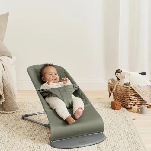 Балансир BabyBjorn Bliss Woven Petal Quilt, Dark Green купить в Кишиневе