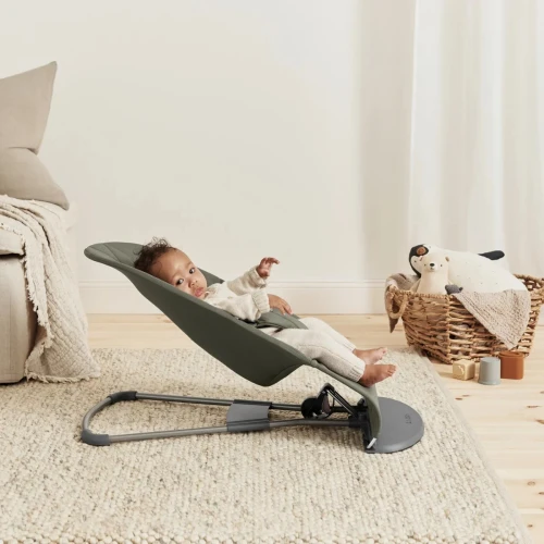 Балансир BabyBjorn Bliss Woven Petal Quilt, Dark Green купить в Кишиневе