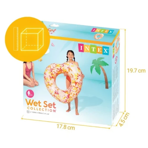 Cerc gonflabil Intex Donut in forma de inima cumpăra în Chișinau