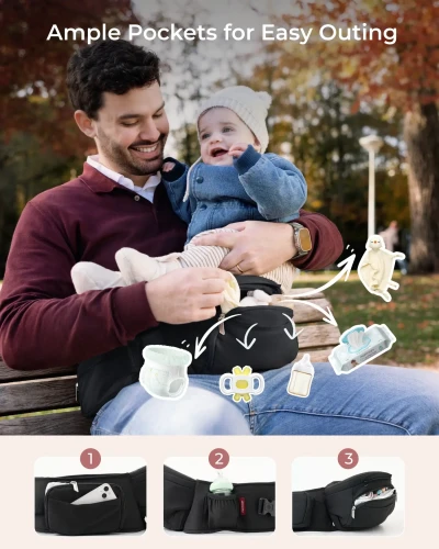 Кенгуру Momcozy 2 в 1 Black купить в Кишиневе