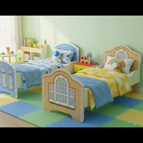 Pat Tisam Orașul vechi Beige, 143x63 cm cumpăra în Chișinau