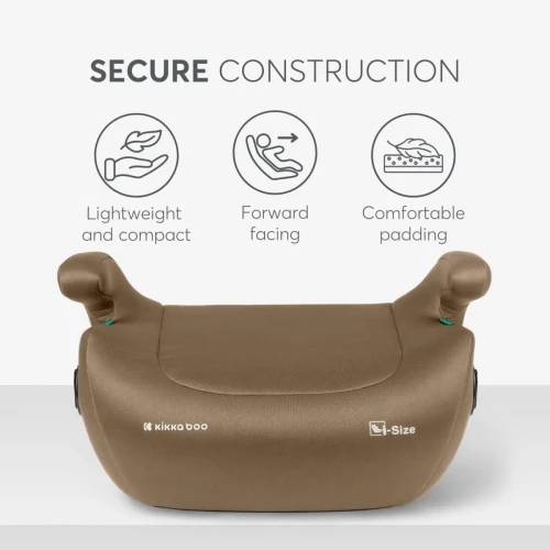 Inaltator auto-buster 125-150 cm (i-Size) Isofix KikkaBoo i-Tip 2 Beige cumpăra în Chișinau