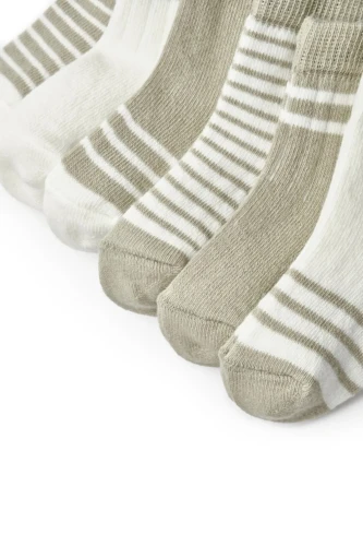 Носочки BabyCosy Green & White, 6 шт. (12-24M) купить в Кишиневе