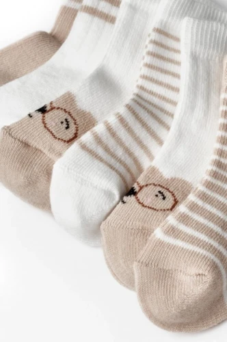 Носочки BabyCosy Ecru & Ivory, 6 шт. (6-12M) купить в Кишиневе