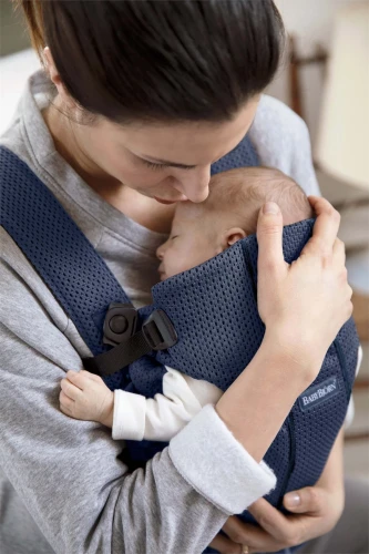 Кенгуру BabyBjorn Mini Navy Blue 3D Mesh купить в Кишиневе
