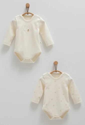 Body cu mânecă lungă Caramell Cute Bear Beige, 2 buc. (0L) cumpăra în Chișinau