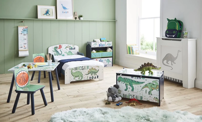 Pat U-grow Junior Dinosaur Green & White, 143x77 cm cumpăra în Chișinau